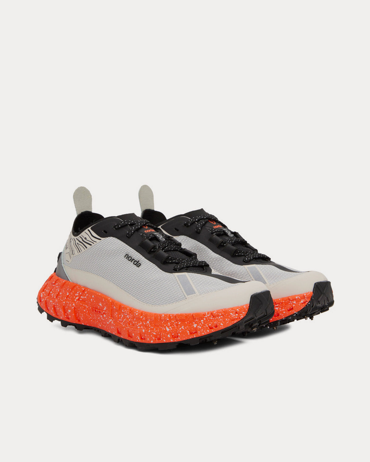 Norda 001 G Spike Off White Orange Running Shoes Sneak in Peace