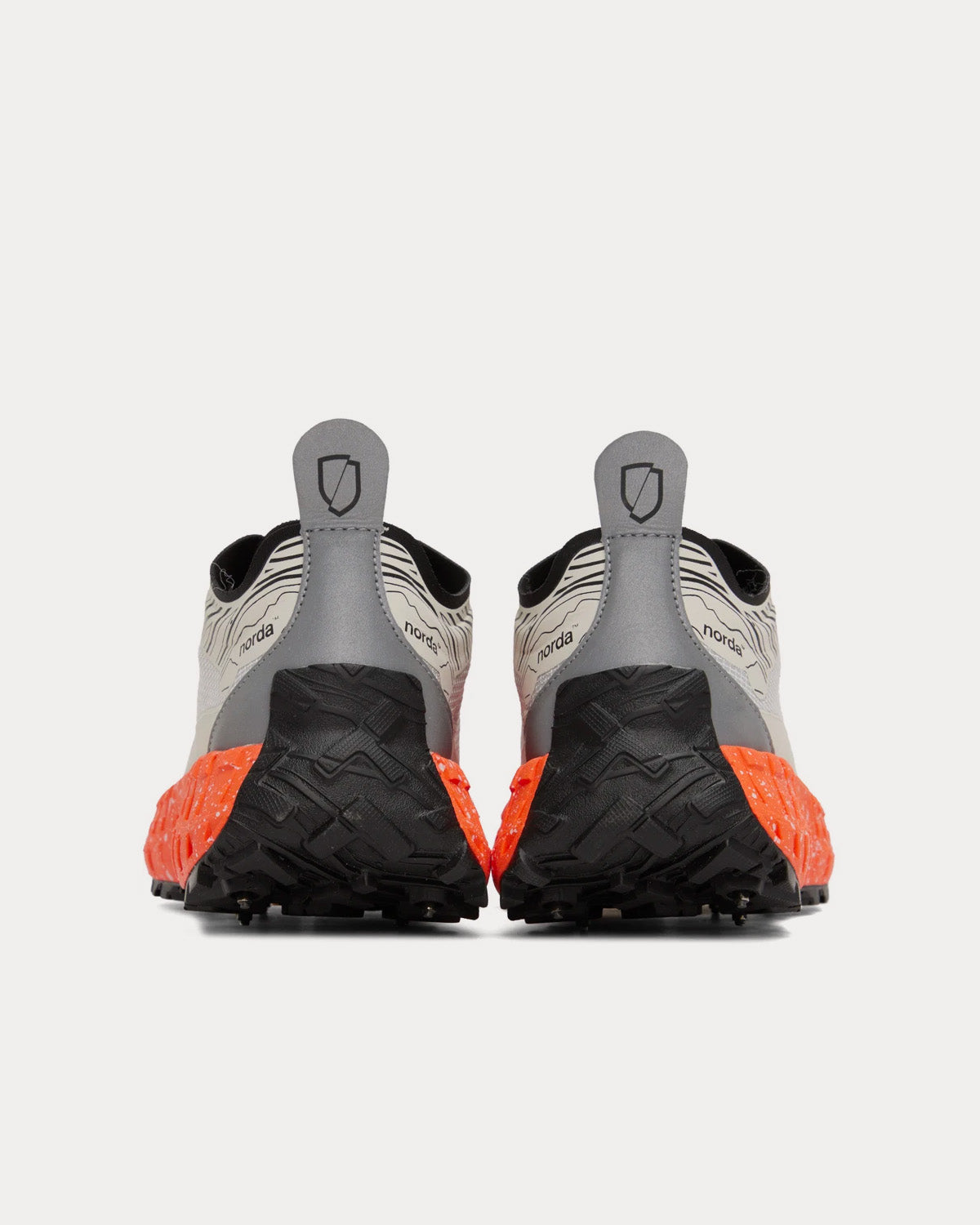 Norda 001 G+ Spike OffWhite / Orange Running Shoes Sneak in Peace