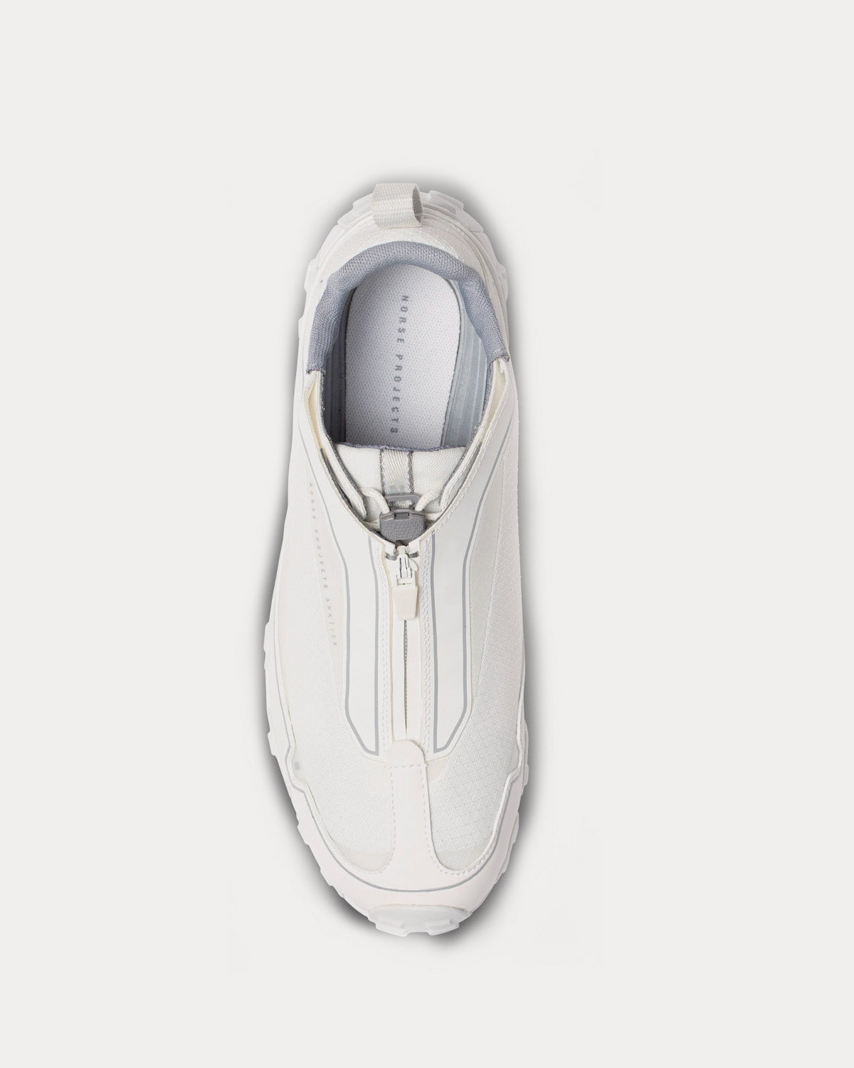 Norse Projects - ARKTISK Zip Up Runner White Running Shoes