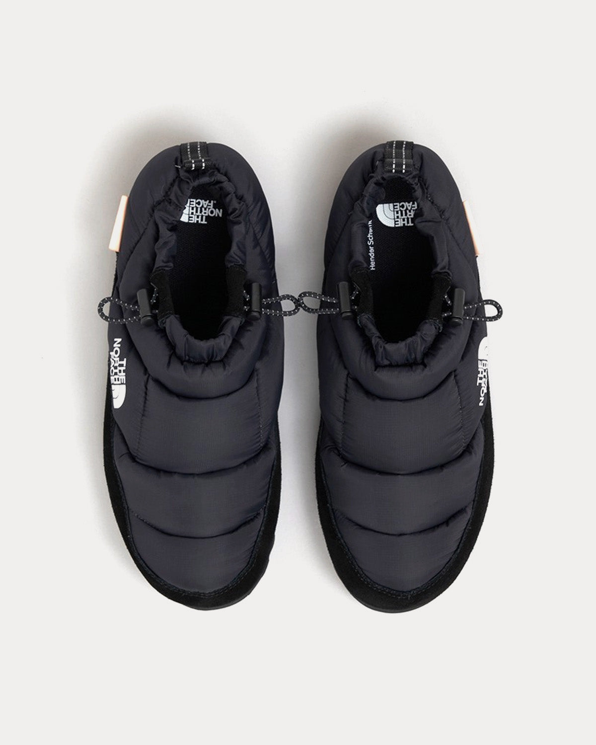 Hender Scheme - x The North Face HS Nuptse Down Mule Black Slip Ons