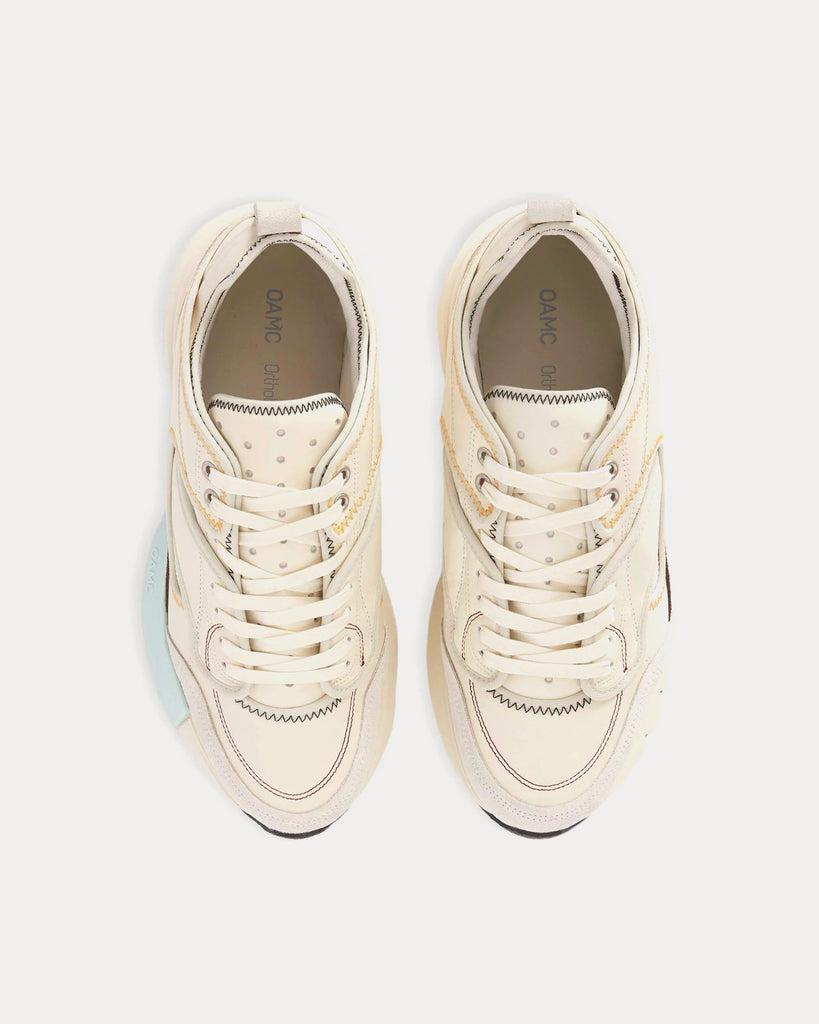 OAMC Aurora Runner Natural White Low Top Sneakers - Sneak in Peace