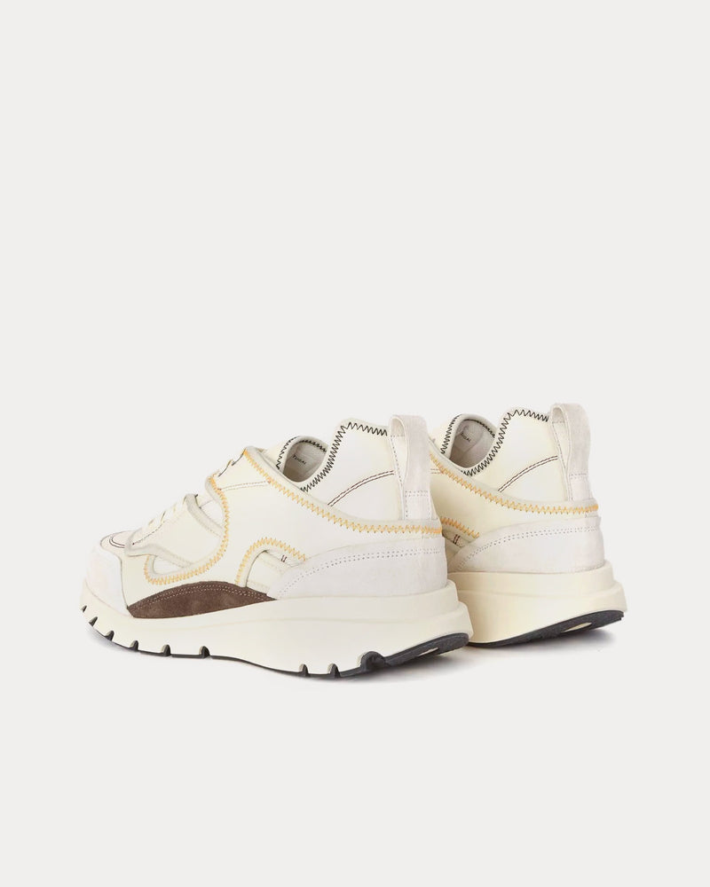 OAMC Men's Aurora Runner Natural White Low Top Sneakers