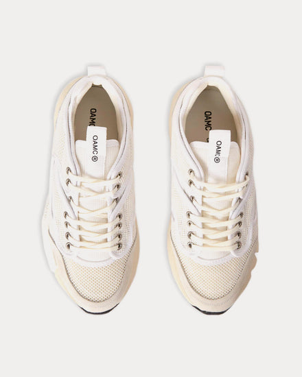 OAMC Aurora Runner White Low Top Sneakers - 2