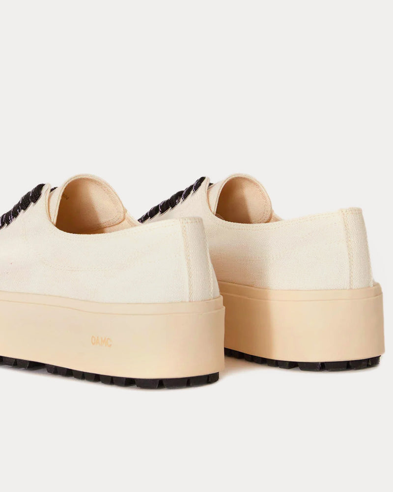 OAMC Ridge Vulc Low White Low Top Sneakers - 6