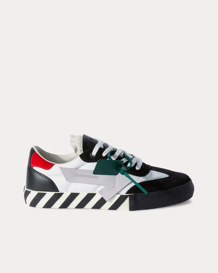 Off-White Men's Floating Arrow Low Vulcanized Leather Black