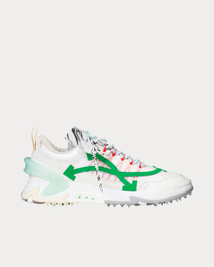 Off-White ODSY-2000 White Green Low Top Sneakers - 1