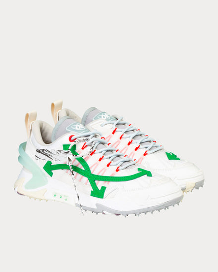 Off-White ODSY-2000 White Green Low Top Sneakers - 2