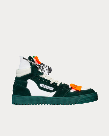 Off-White OFF-COURT 3.0 White Green High Top Sneakers - 1