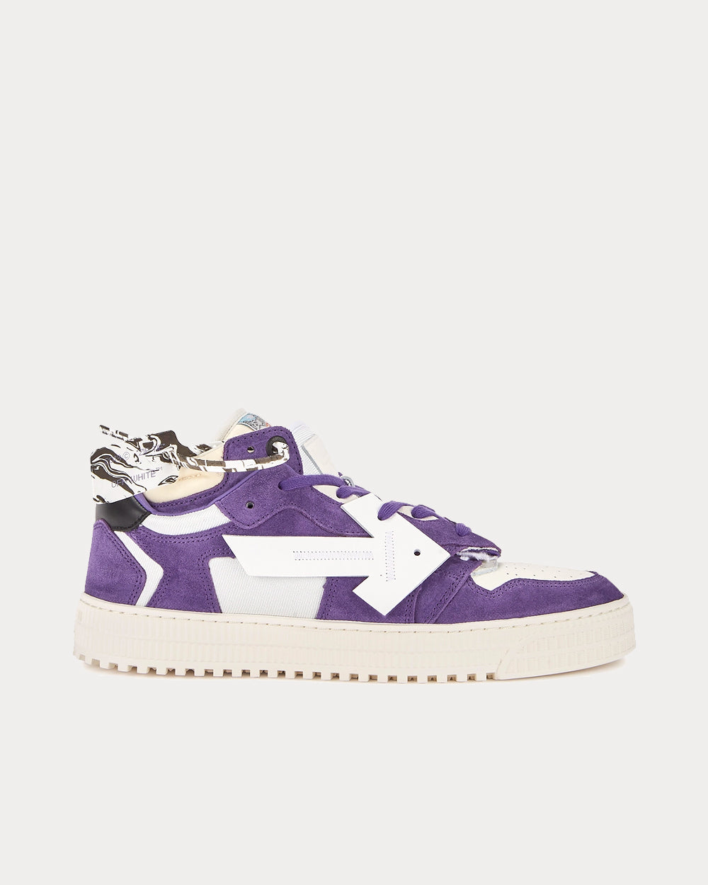 Off-White - Off-Court 3.0 White & Purple Low Top Sneakers