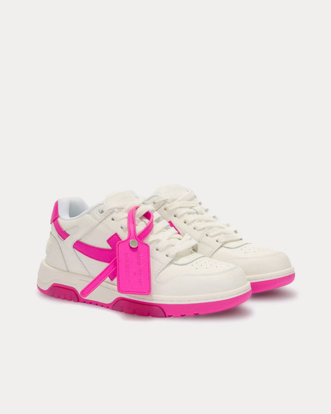 Out Of Office Panelled Lace-Up Fuchsia / White Low Top Sneakers