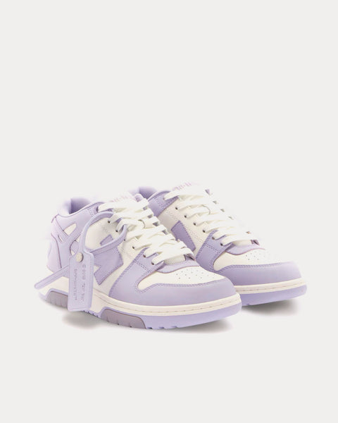 Out of Office Lilac Arrow Calf Leather Lilac / White Low Top Sneakers