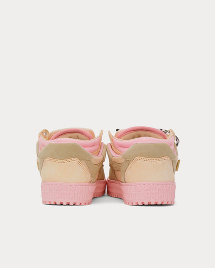 Off-White Floating Arrow Pink / Grey Low Top Sneakers - 3