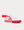 Vulcanized White / Red Low Top Sneakers