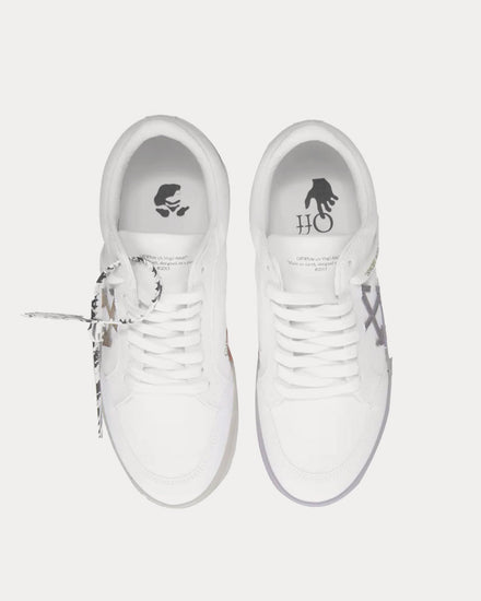 Off-White Vulcanized Eco Canas White / Grey Low Top Sneakers - 2