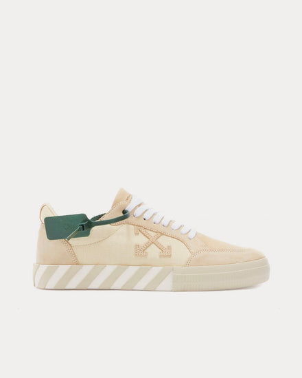 Off-White Low Vulcanized Beige / Beige Low Top Sneakers - 1