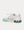 Vulcanized Leather & Canvas White / Mint Low Top Sneakers