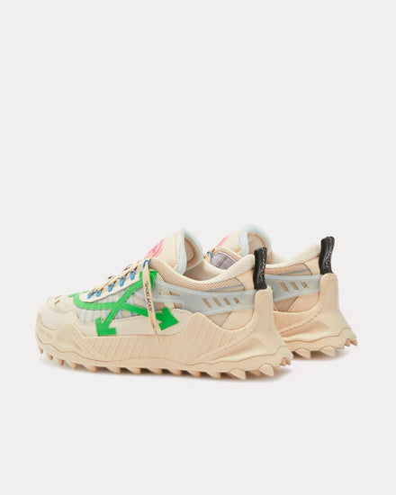 Off-White Odsy-2000 Beige / Green Low Top Sneakers - 4