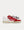 5.0 Vulcanized White / Red Low Top Sneakers