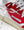 5.0 Vulcanized White / Red Low Top Sneakers