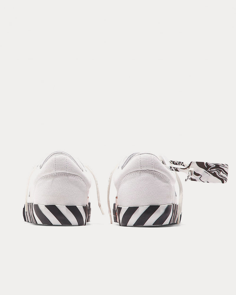 Off-White Vulcanized Eco Canvas White Low Top Sneakers - 4