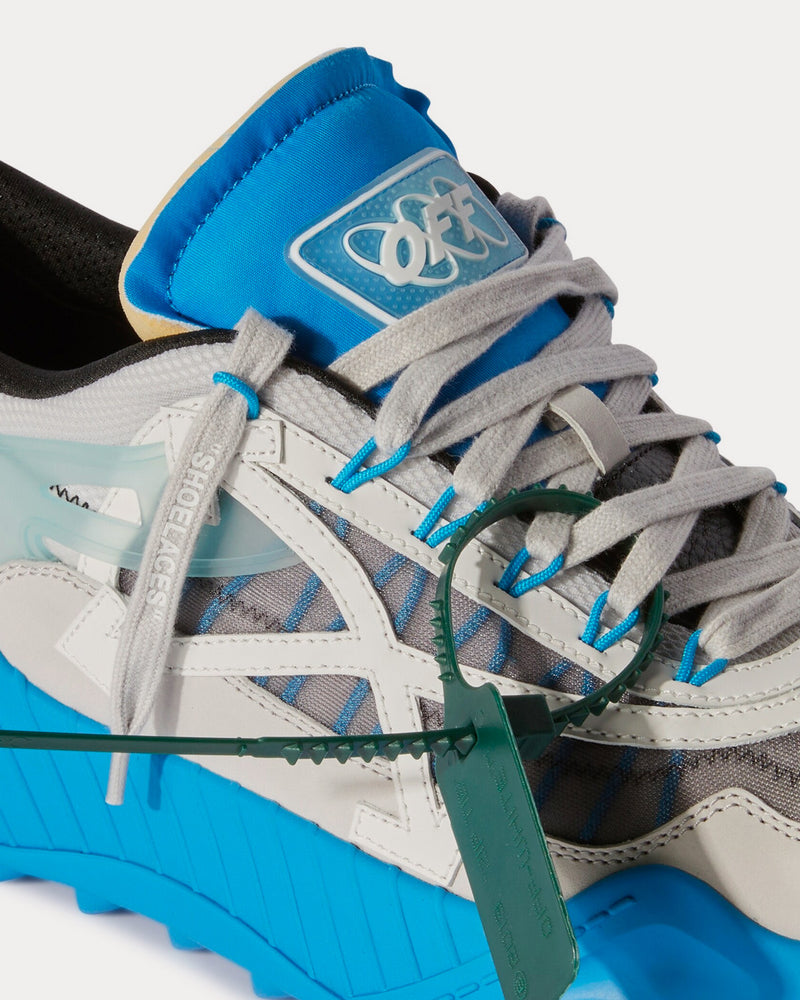 Off-White Men's Odsy 1000 Dusty Blue / Grey / Black Low Top Sneakers