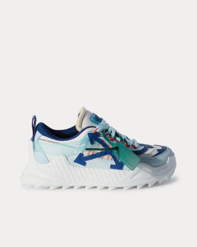 Off-White Men's Odsy 1000 Light Blue White Navy Low Top