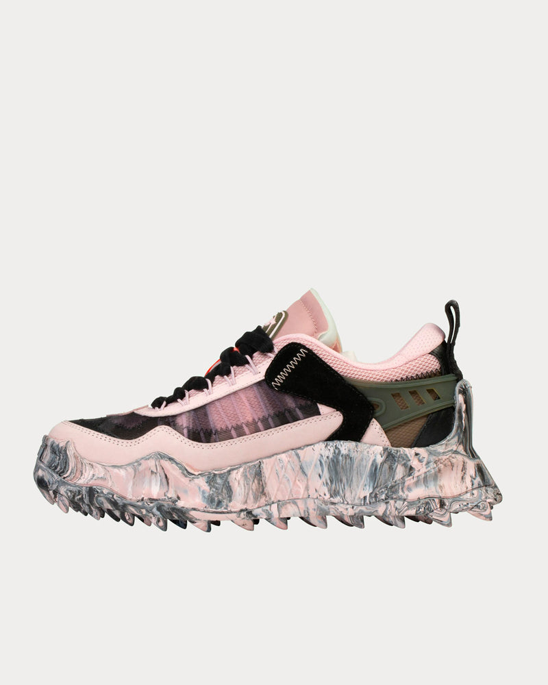 Off-White Odsy-1000 Black & Pink Low Top Sneakers - 3