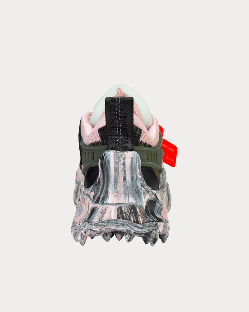 Off-White Odsy-1000 Black & Pink Low Top Sneakers - 4