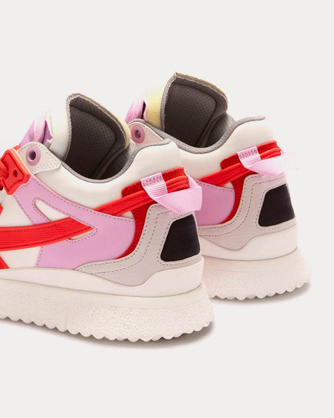 Sponge Pink / Red Mid Top Sneakers