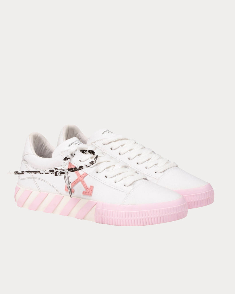 Off-White c/o Virgil Abloh Black And Pink Low Vulcanized Sneakers