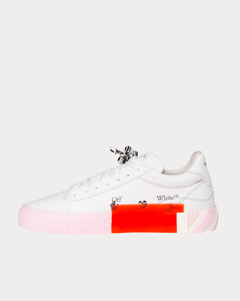 Off-White Vulcanized Black Low Top Sneakers - Sneak in Peace