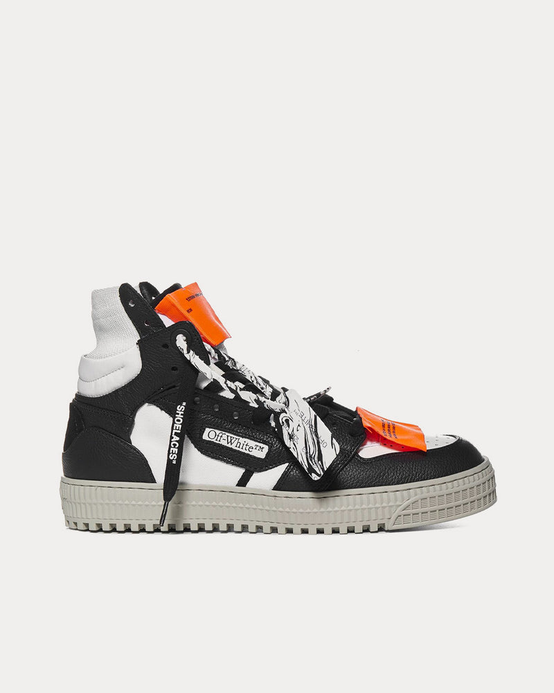 Off-White Off-court 3.0 Leather Black / White High Top Sneakers - 1