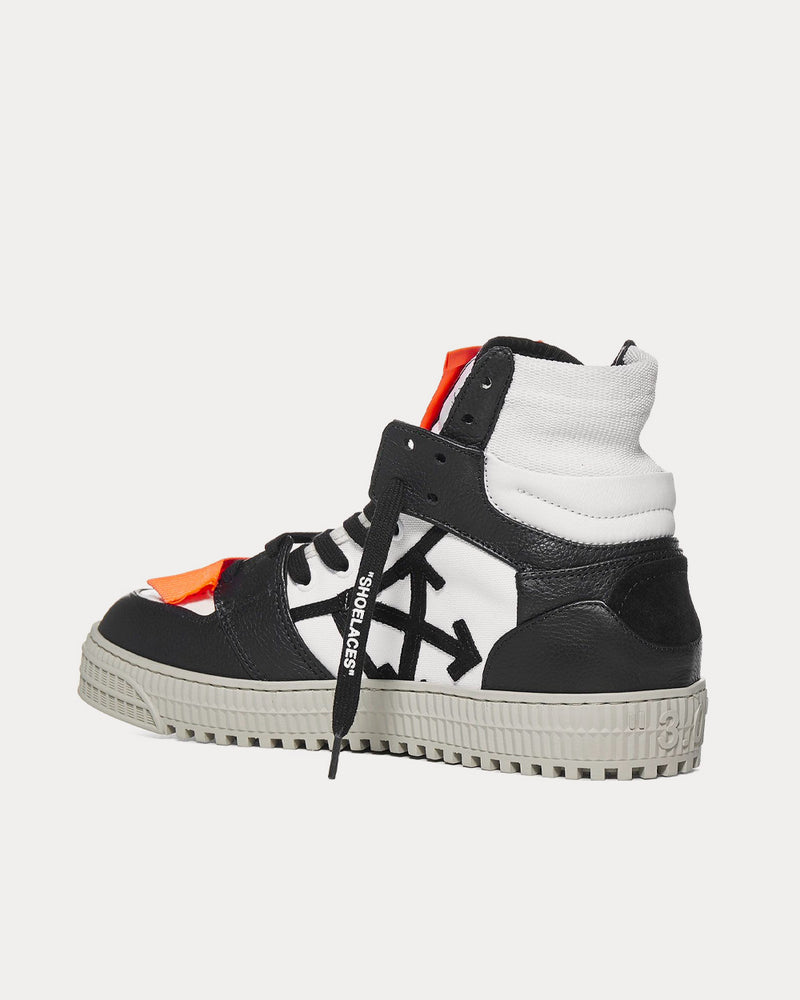 Off-White Off-court 3.0 Leather Black / White High Top Sneakers - 3