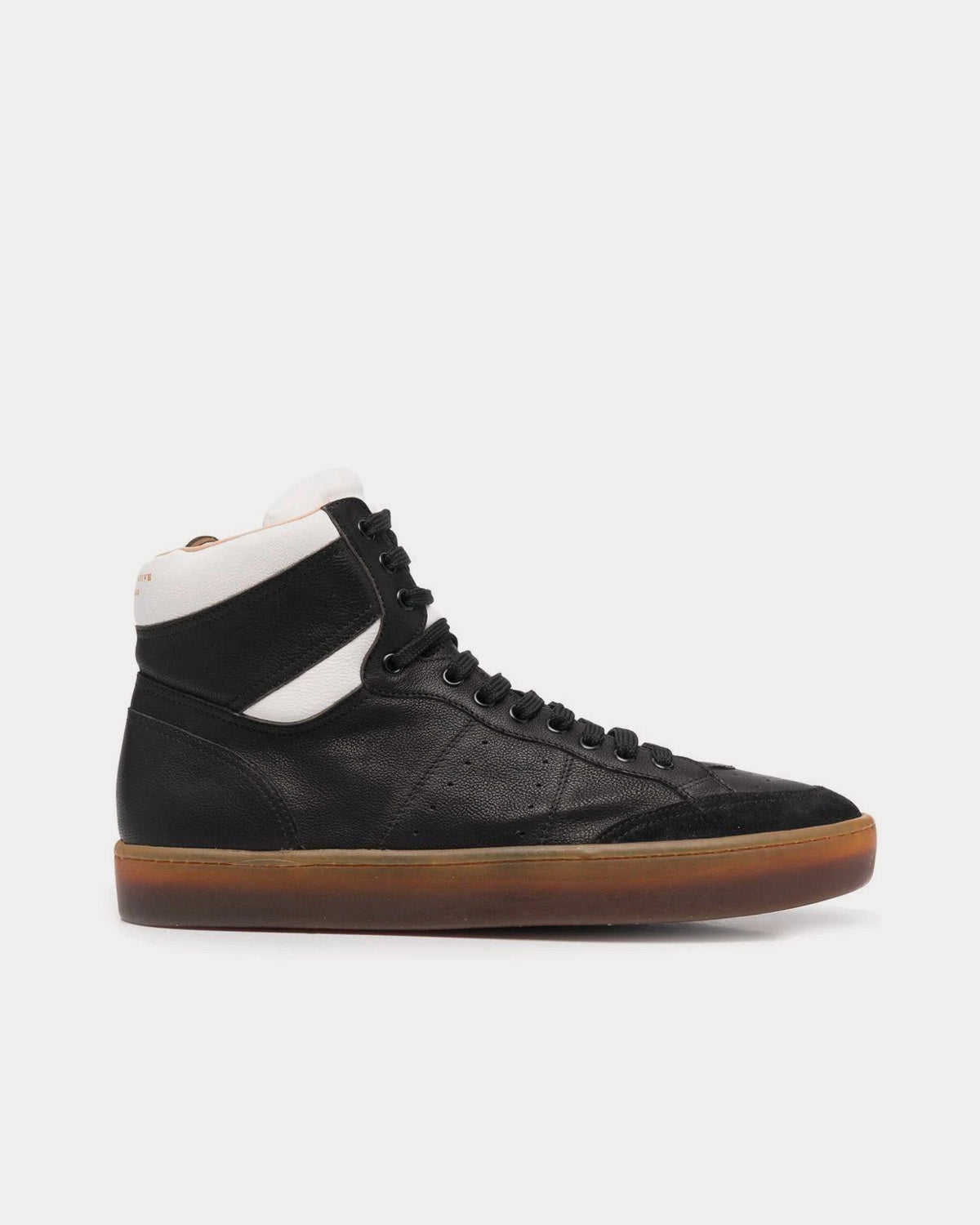 Officine Creative - Knight 005 Black / White High Top Sneakers
