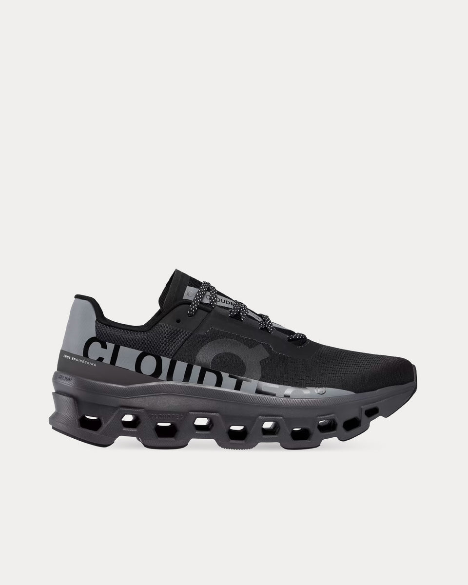 On Running Cloudmonster Lumos Black Running Shoes Sneak in Peace