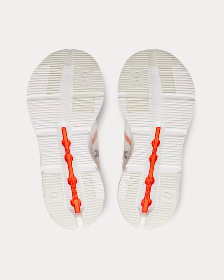 On Running Cloudnova Void Undyed White / Flame Running Shoes - 4