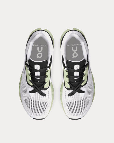 On Running Cloudstratus White / Black Running Shoes - 2