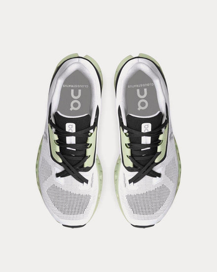 On Running Cloudstratus White / Black Running Shoes - 2