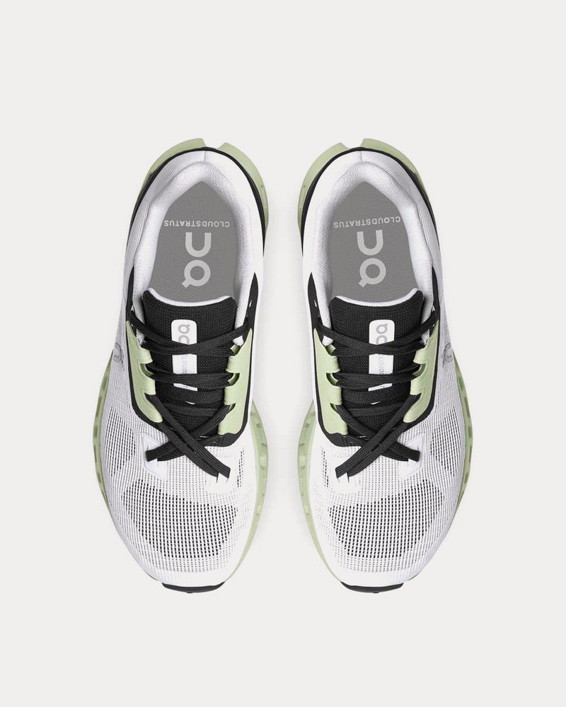 On Running Cloudstratus White / Black Running Shoes - 2
