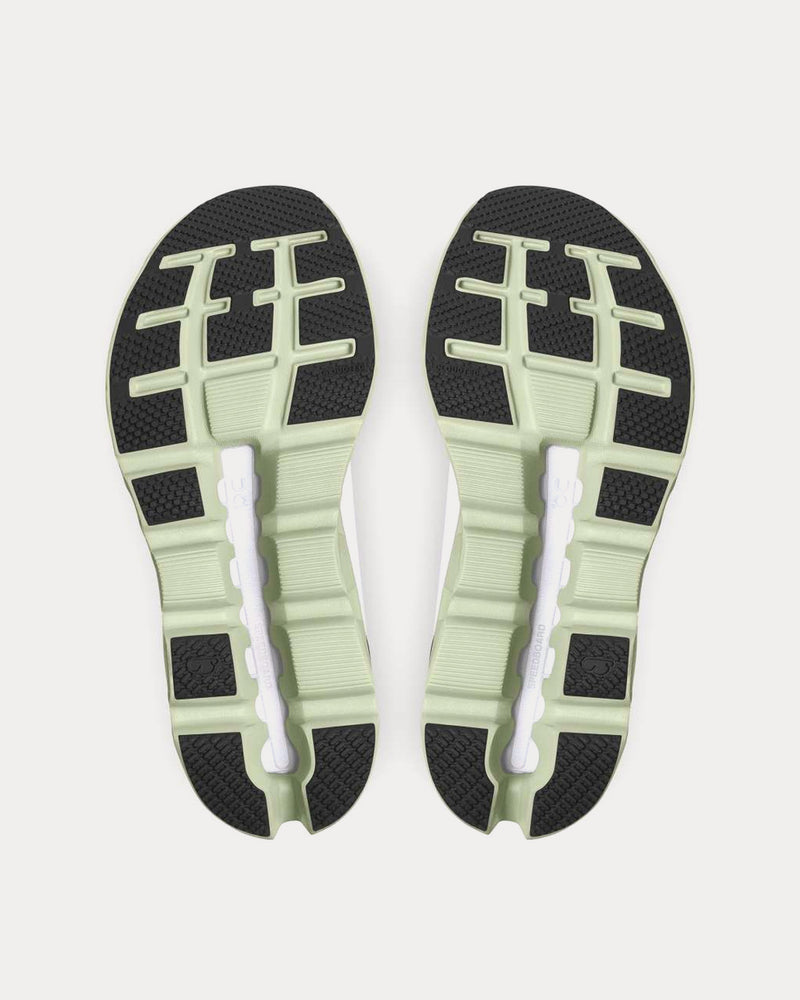 On Running Cloudstratus White / Black Running Shoes - 5