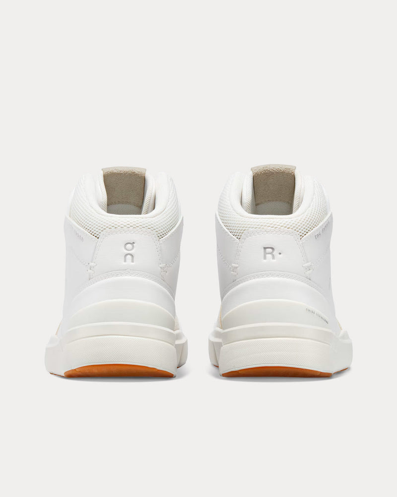 On Running The Rodger Clubhouse Mid White / Sand Mid Top Sneakers - 3
