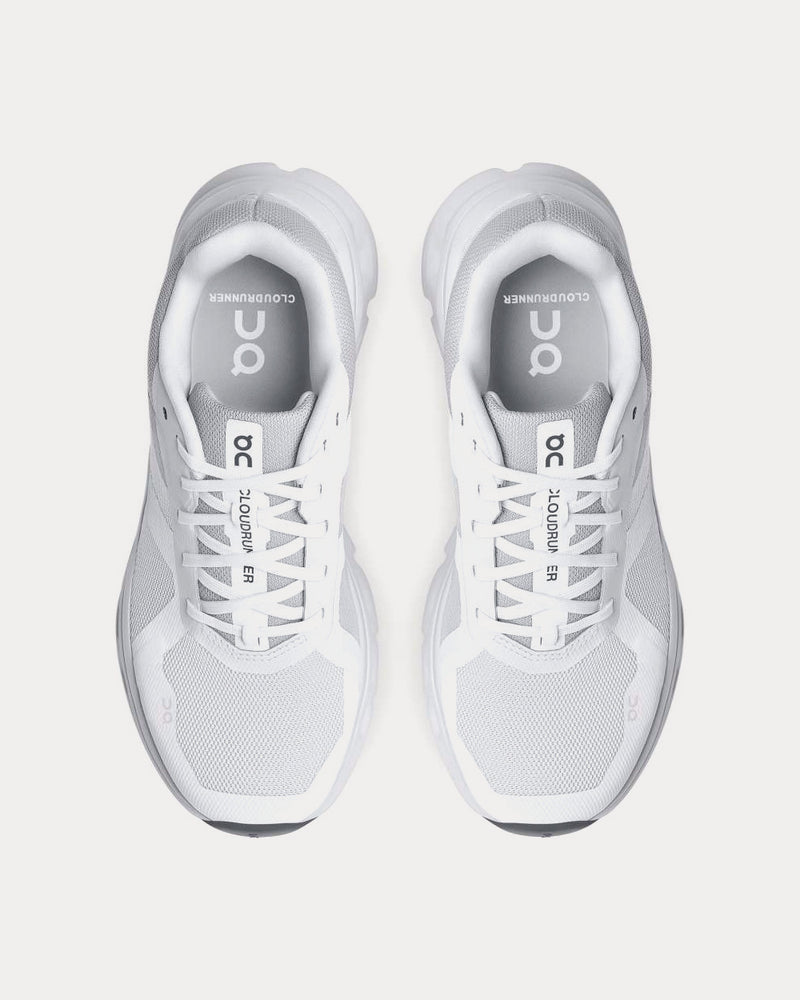 On Running Cloudrunner White / Frost Running Shoes - 2