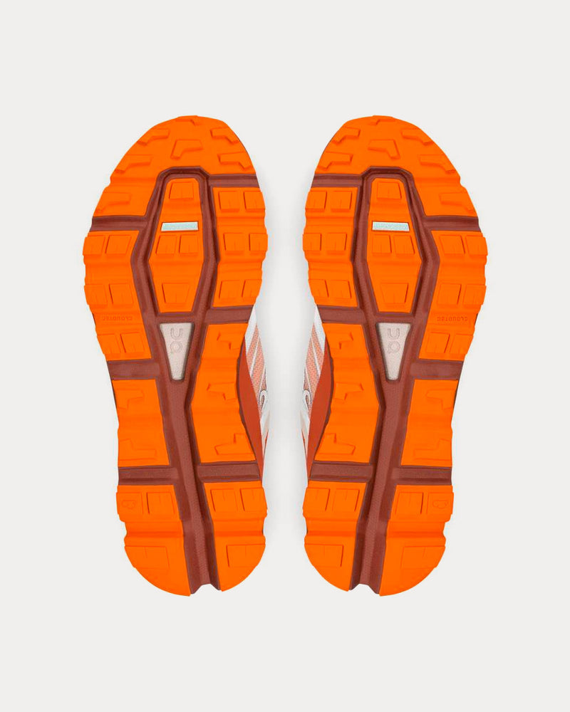 On Running Cloudvista White / Rust Running Shoes - 5