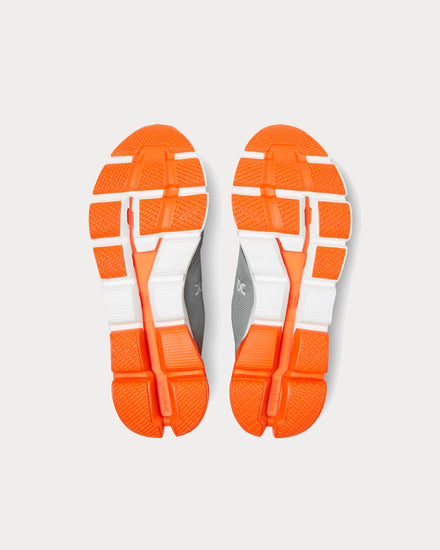 On Running Cloudflyer Grey Orange Running Shoes - 4