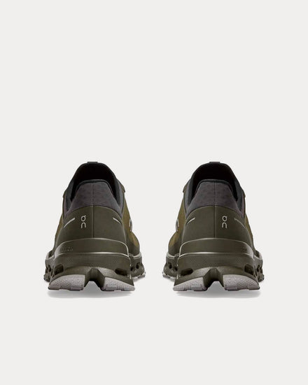 On Running Cloudultra Olive / Eclipse Running Shoes - 4
