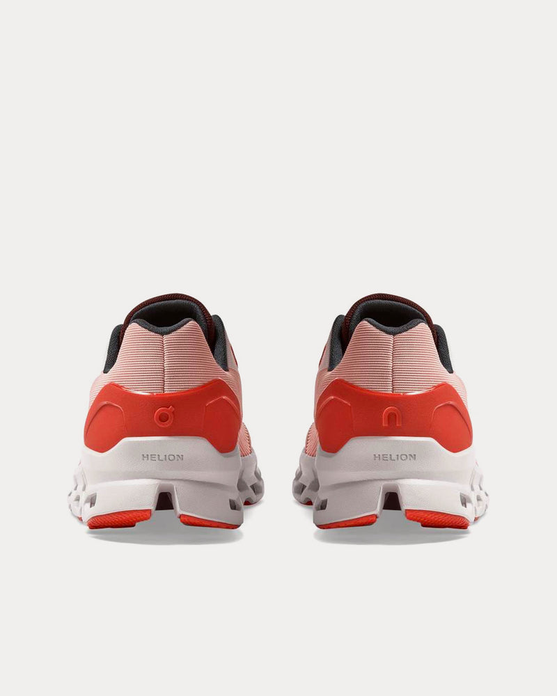 On Running Cloudstratus Rose / Red Running Shoes - 4