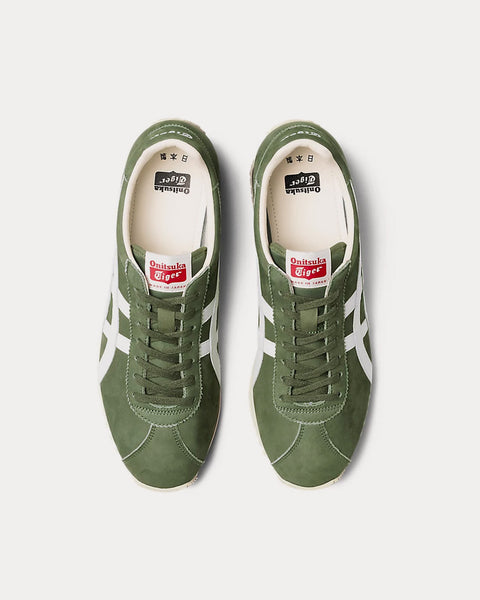 MOAL 77 'Nippon Made' Bronze Green / White Low Top Sneakers