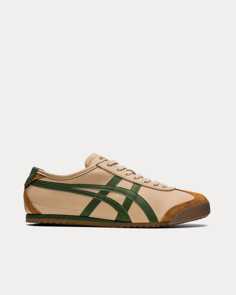 Onitsuka Tiger Mexico 66 Beige / Grass Green Low Top Sneakers - Sneak ...