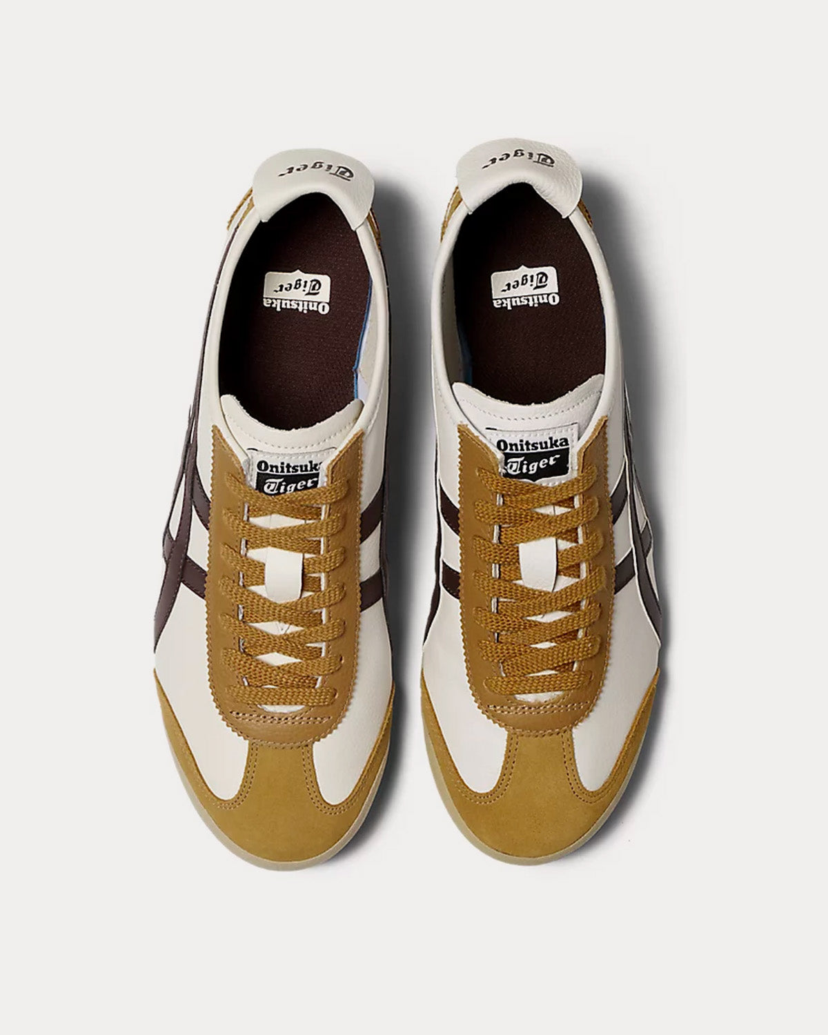 Onitsuka Tiger - Mexico 66 Cream / Licorice Brown Low Top Sneakers