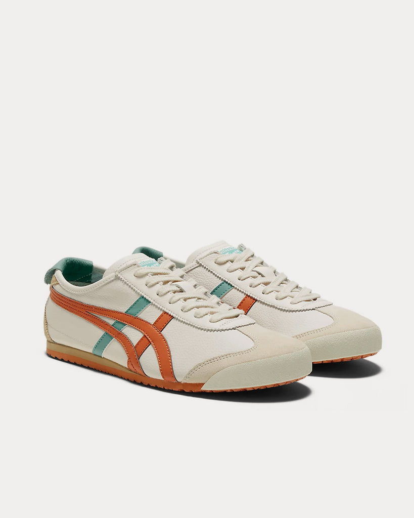 Onitsuka Tiger Mexico 66 Cream / Piquant Orange Low Top Sneakers ...